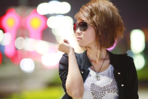 夜的人像，小爽美女