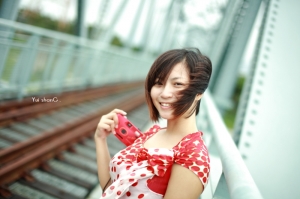 下淡水溪鐵橋 屏東科技大學 with 女王