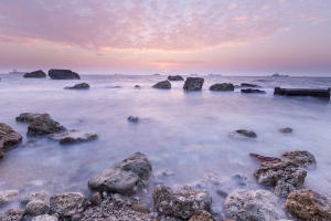 西子灣一張夕陽照