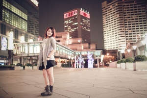 信義區-夜拍人像