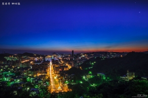 日出 基隆港 (獅球嶺景觀台)