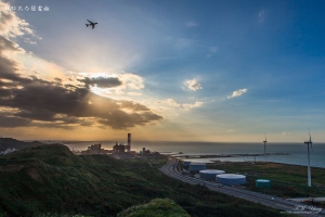 林口火力發電廠 夕色