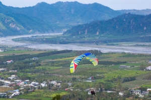 鹿野高台飛行傘