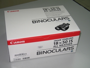 Canon 18x50 IS 雙筒望遠鏡開箱