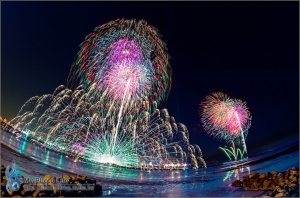 2013新竹．國慶煙火綻風城．煙火(魚眼版)