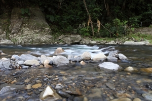 坪林溪邊風景兩張流