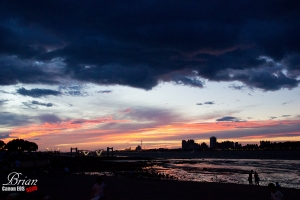 相逢夕陽下。左岸 一張流