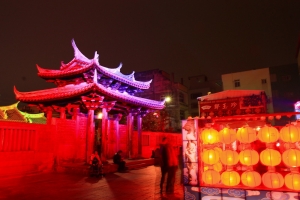 夜拍龍山寺