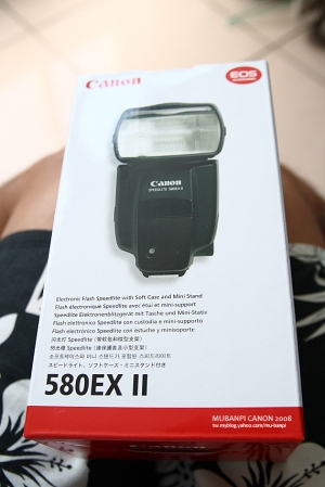 Canon 580EXⅡ大腿開箱文