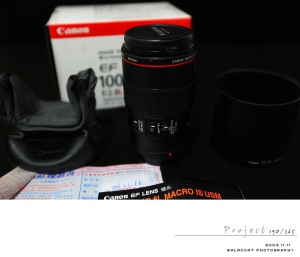 [簡單開箱]100mm F2.8L Macro IS USM彩虹公司貨