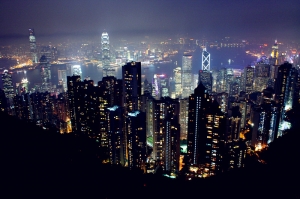 香港山顶夜景