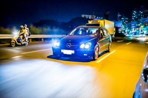 C32 AMG & BMW 335 狹路相逢