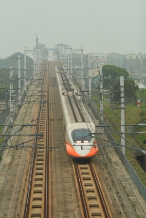 第二次跟人去拍高鐵