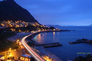 濱海公路 C形彎 陰陽海.日落色溫