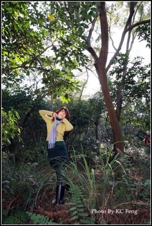 婉婷@十八尖山外拍