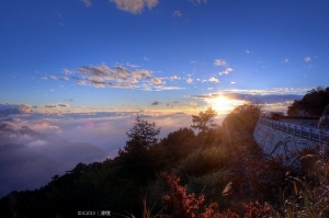 台14甲 彩霞與高山雲海的邂逅