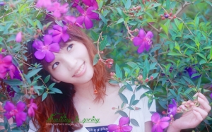 Smiling in spring-Rita