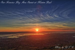 2013.03.10-San Francisco Bay Area Sunset @ Mission Peak