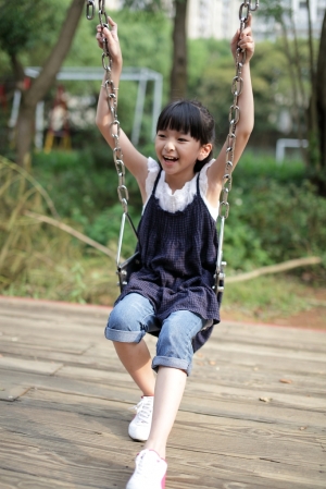 Fiona's smile in 龍潭潛龍國小