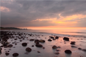 林口海濱夕照