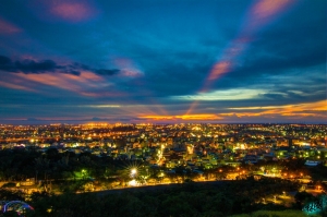 鰲峰山夕彩+夜色!!