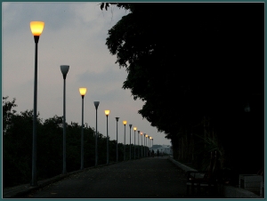 20130506 夜之鹽水溪北岸堤防