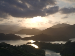 石碇千島湖 落日