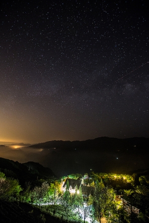 新竹上山人家星空