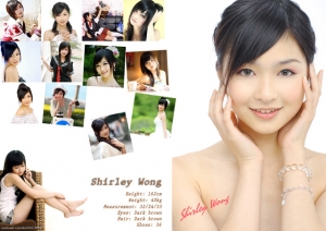 [300D]　● 【Shirley Wong】(自我介紹圖樣)