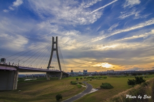 新北大橋火燒雲
