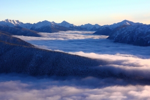 Hurricane Ridge in Winter, Olympic National Park