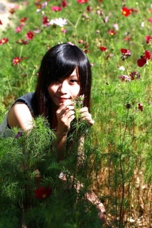 [延平郡王祠]蕾蕾...害羞的笑容