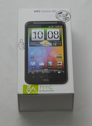 HTC Desire HD 入手開箱囉！
