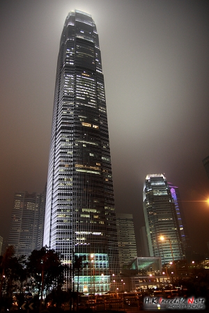 維多利亞港和太平山夜景(香港)