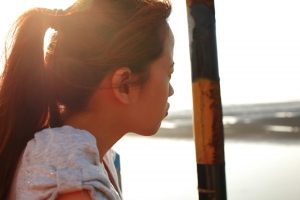 不免俗的高美溼地-Hope