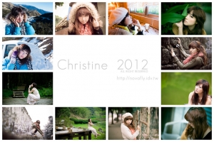 2012年月曆-Christine
