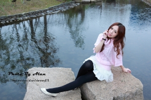 20110115 Kitty@板橋車站.縣府廣場街拍 By ALAN