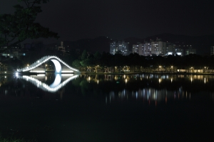 [5D II] 照慾症發作..夜晚大湖公園亂拍一張流~~