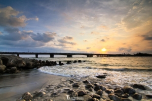 四草大橋 夕