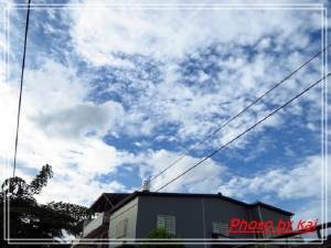 我在高雄....暫時的雨過天晴......(天佑高雄，別下了!!)