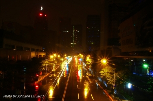 早安 雨中的台北