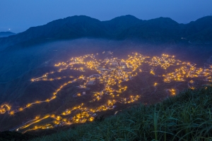 雞籠山看到的九份