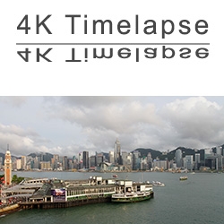 4K 縮時攝影 - 香港 維多利亞港的日與夜
