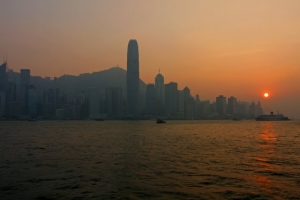 Hong Kong 維港日落