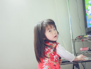 小女王 自家習拍