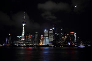雙張流之上海外灘夜景