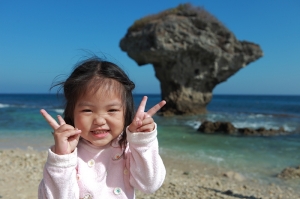 小蘋果遊小琉球之三花瓶岩外拍