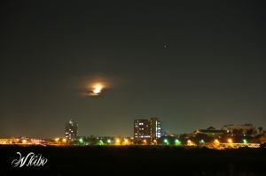 今天虎尾的夜空