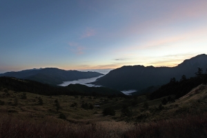 技術不好裝備不足之--合歡山夕陽~