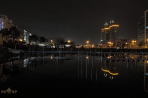 新竹高鐵站夜景_新手試拍